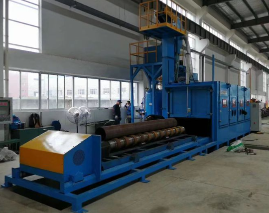 大理喷砂机在管道除锈中的现场施工应用